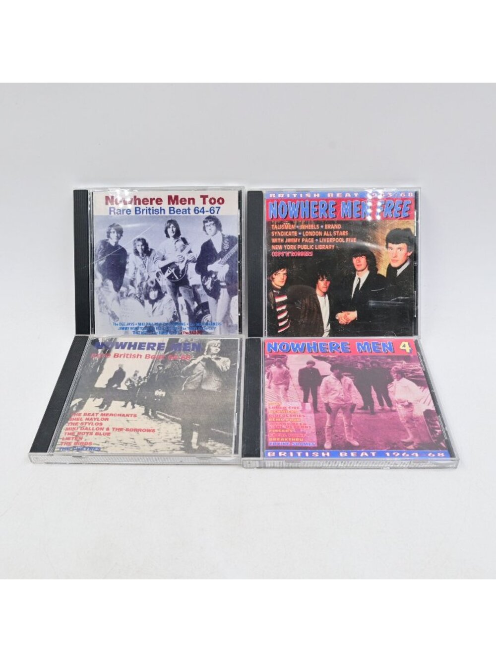 Nowhere Men 4, Free, Rare British Beat, Too Cd Bundle Of 4